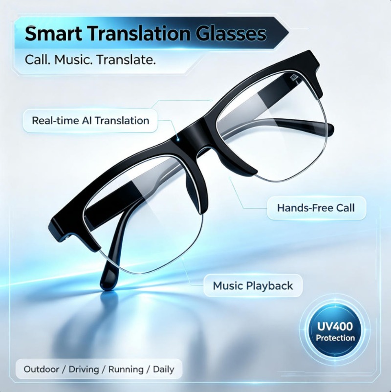 Photography Japanese - Smart Translation Glasses Real‑time AI Translation