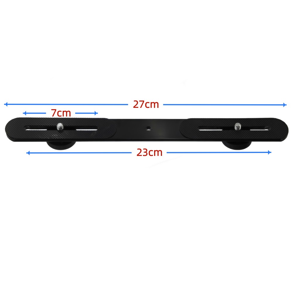 Dual Flash Bracket 1/4'' Screw - Photography Basics ulasan dan harga
