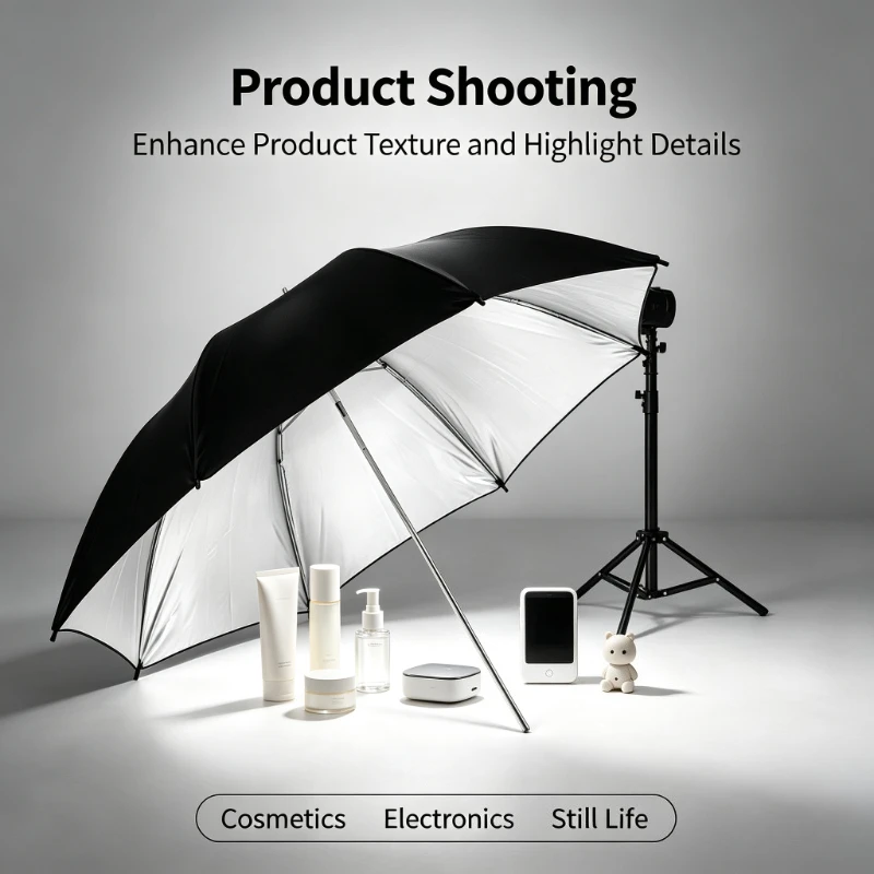 2026 Black Durable 33-inch Ref - Photography Umbrella ulasan dan harga