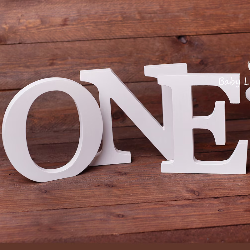Custom Wooden Letters ONE Stan - Photography Prompt ulasan dan harga