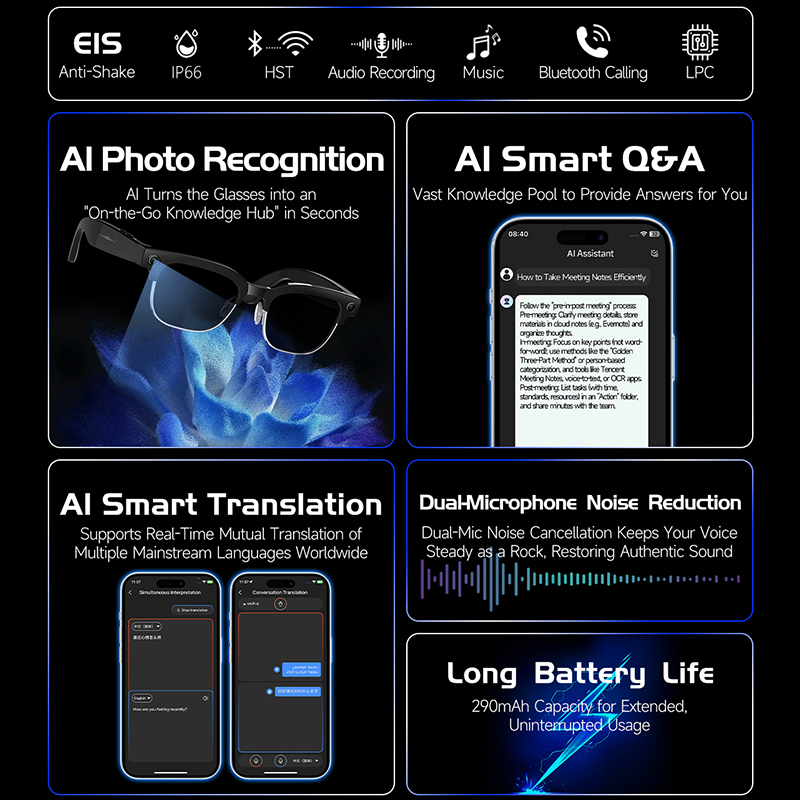 W630 HeyCyan AI Voice Wake-Up  - Photography Japanese ulasan dan harga