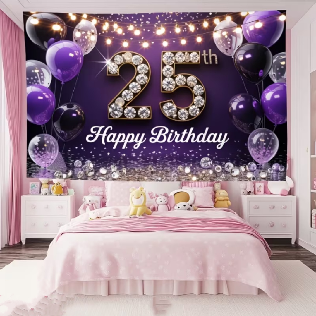 25th Happy Birthday Party Deco - Photography Cheat Sheet ulasan dan harga