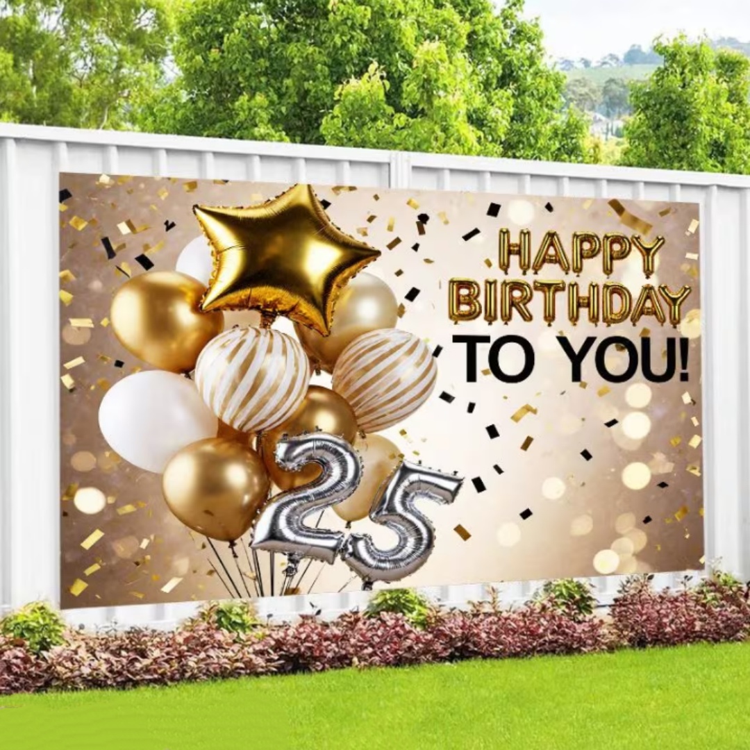 25th Happy Birthday Party Deco - Photography Cheat Sheet ulasan dan harga