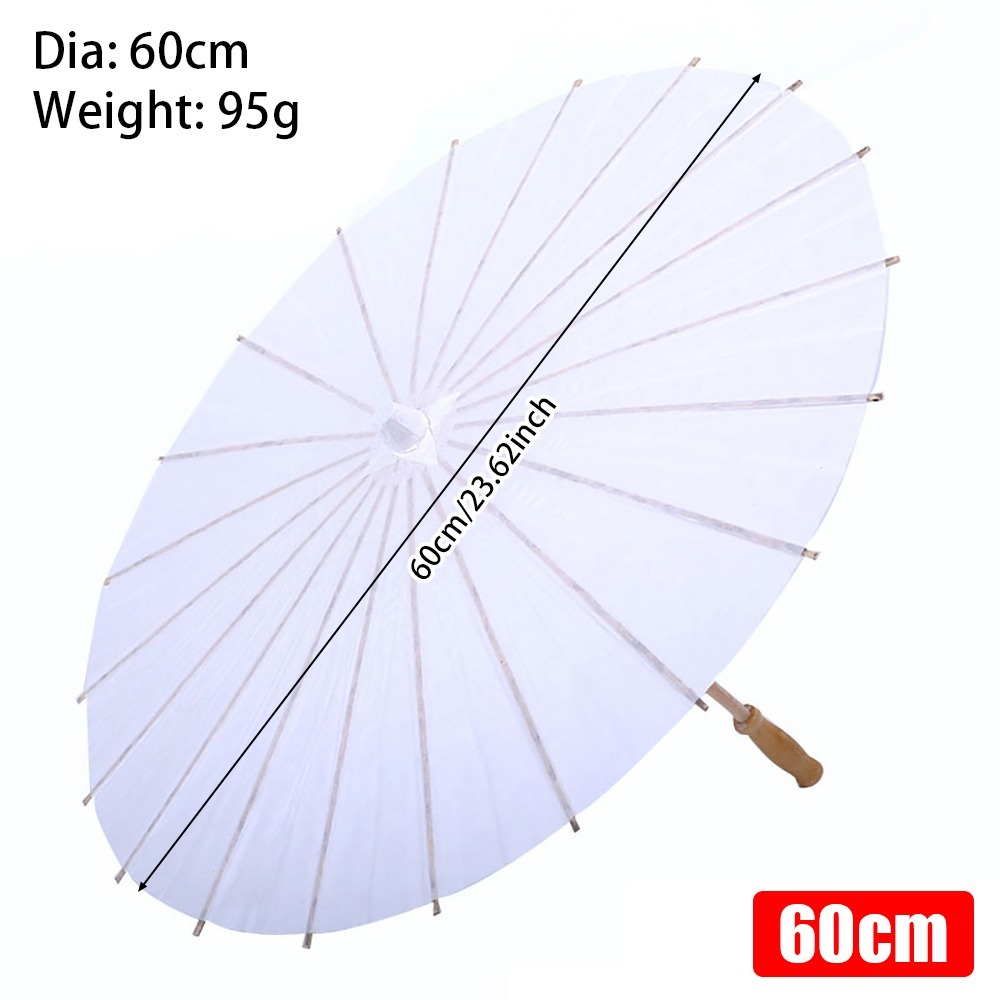 1Pcs 20/30/40/60cm Paper Umbre - Photography Umbrella ulasan dan harga
