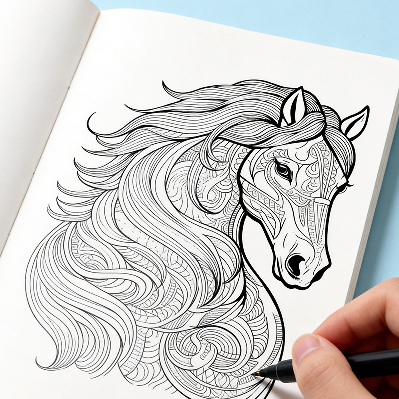 A Hand Drawn Coloring Book for - Photography Book ulasan dan harga