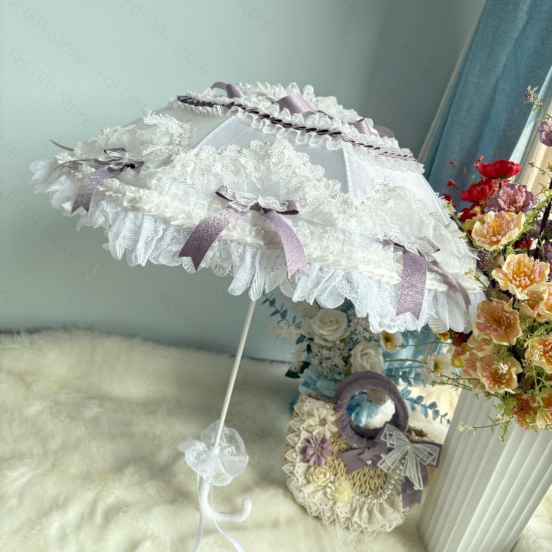 Lolita Girl Heart Princess Pur - Photography Umbrella ulasan dan harga
