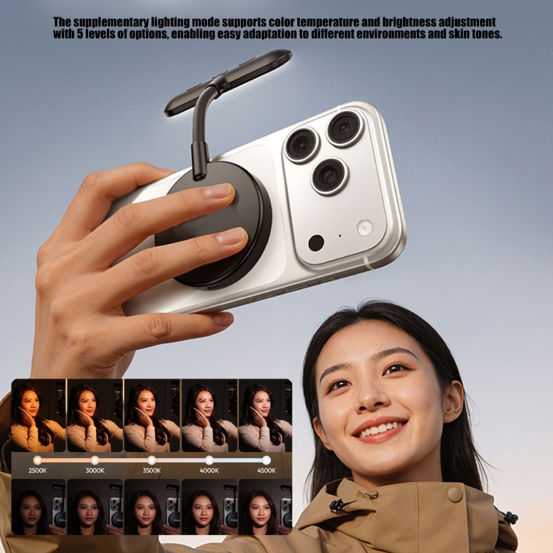 Portable ABS LED Phone Lamp Bo - Photography Book ulasan dan harga