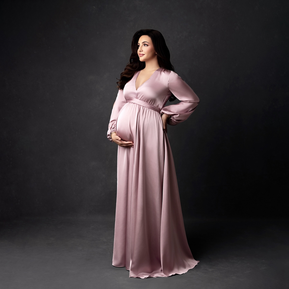 Elegant Maternity Gown for Bab - Photography Club ulasan dan harga