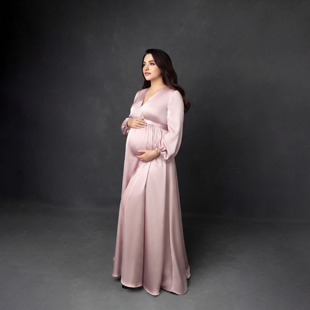 Elegant Maternity Gown for Bab - Photography Club ulasan dan harga