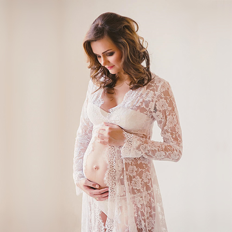 Maternity Sexy Deep V Neck Lon - Photography Club ulasan dan harga