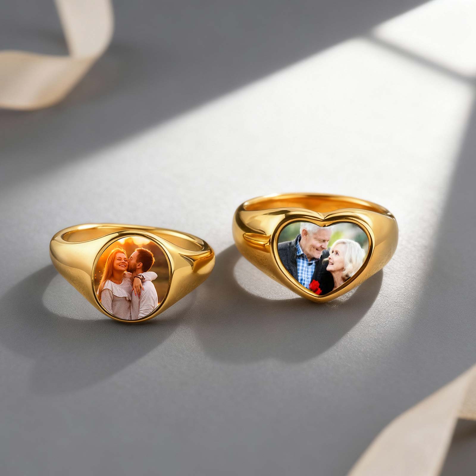 Custom Photo Signet Ring for W - Photographic Memory ulasan dan harga