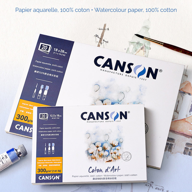 Square Watercolor Book Medium  - Photography Book ulasan dan harga