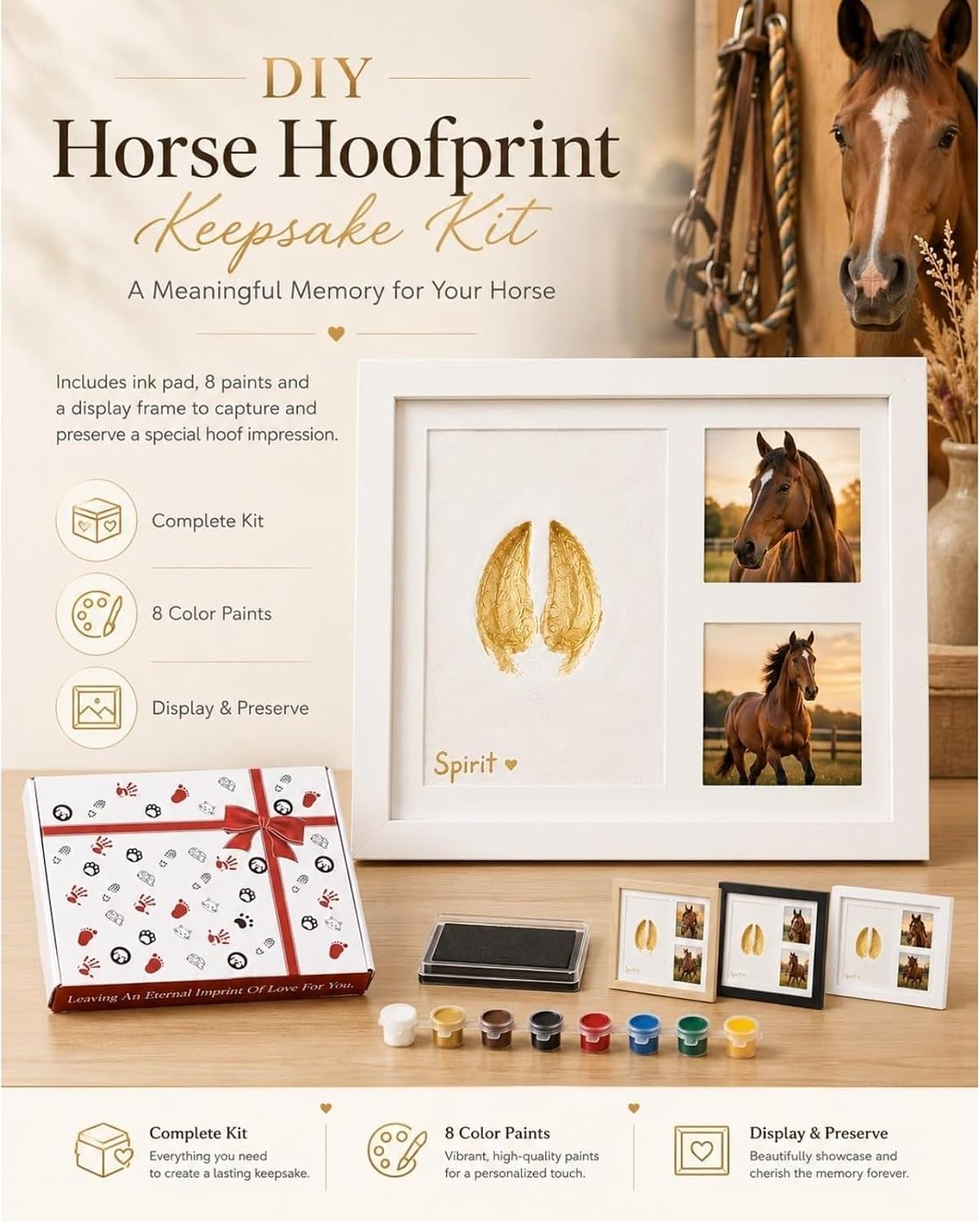 DIY Pet Paw Print Memorial Kit - Photographic Memory ulasan dan harga