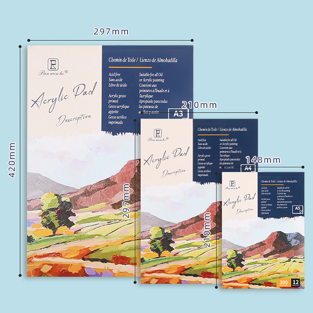 300GSM Acrylic Painting Sketch - Photography Book ulasan dan harga